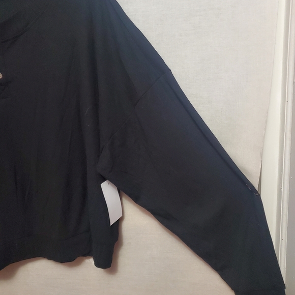 *NWT* Honeydew Intimates Late Night Black Lounge Top and White Shorts, Size M - Picture 8 of 10